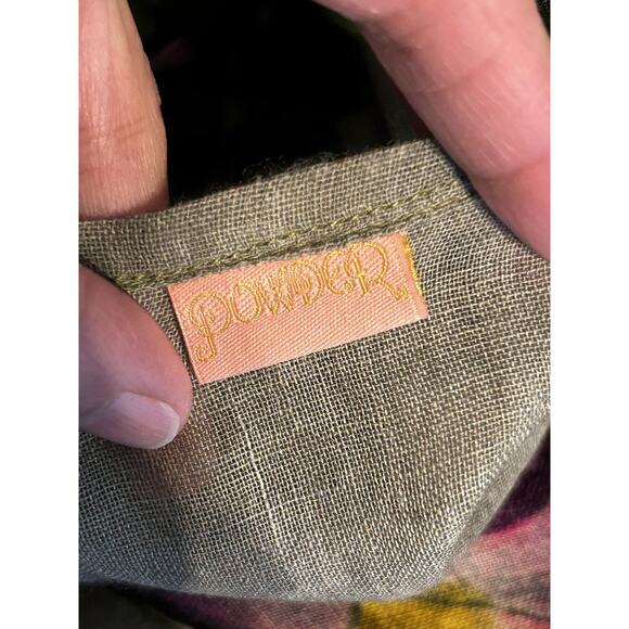 Powder Romantic Boho Botanical Floral Kimono Jacket Wool Coverup One Size - Picture 5 of 8